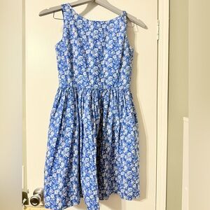 Ralph Lauren Blue Floral Kids Dress